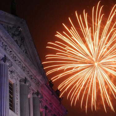 Bonfire and Fireworks at Chatsworth